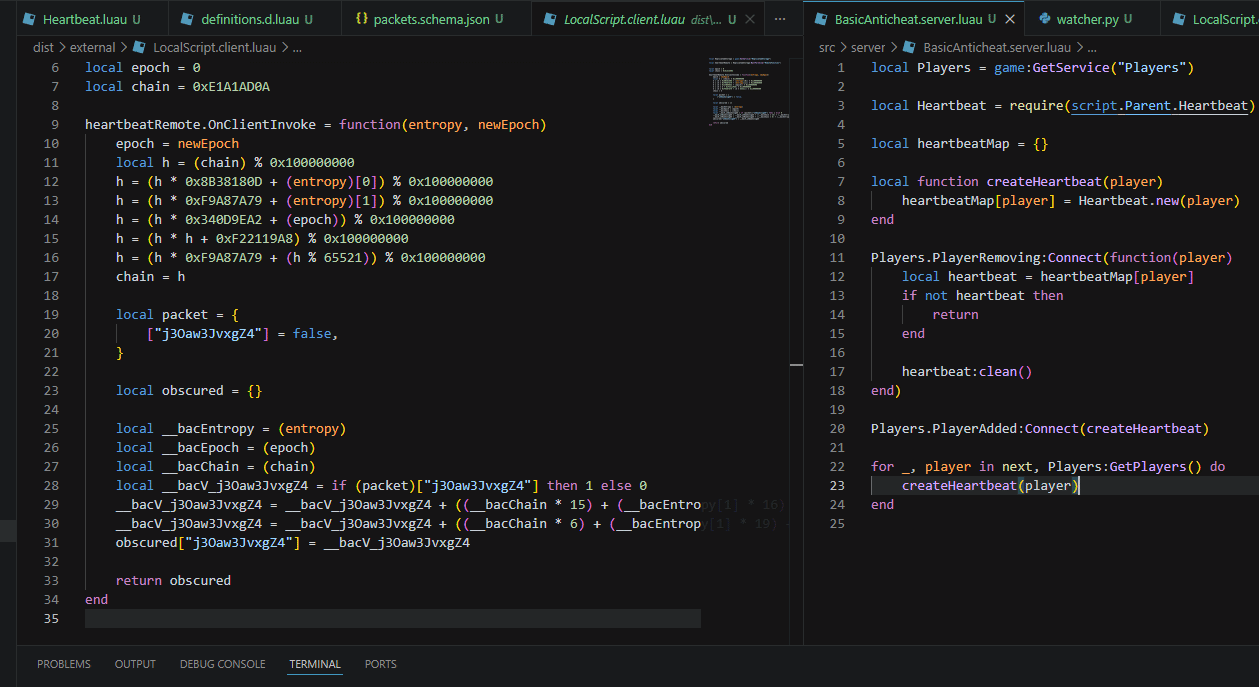 Code de vérification régénéré à chaque build